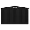 Garden Storage Shed Anthracite Steel 101.2"x80.7"x70.1"