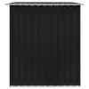 Garden Storage Shed Anthracite Steel 101.2"x80.7"x70.1"