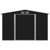 Garden Storage Shed Anthracite Steel 101.2"x80.7"x70.1"